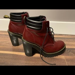 Rare Like new size 8 oxblood Dr Martens Persephone